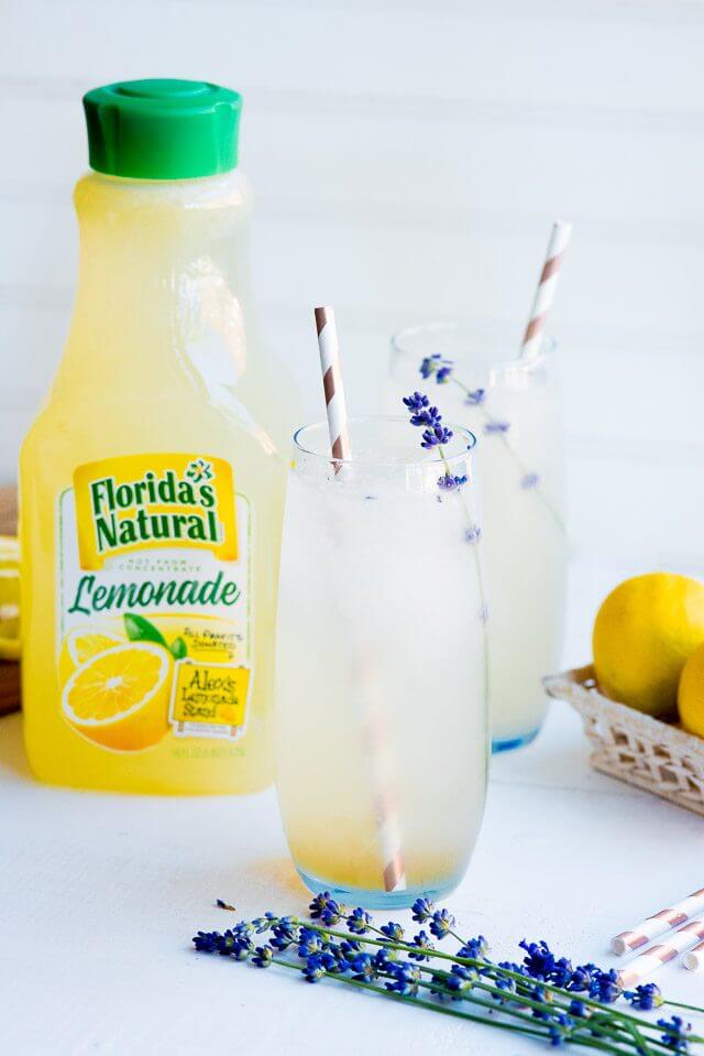 Boozy Lavender Lemonade
