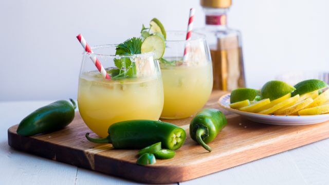 Pineapple Cilantro Jalapeno Margarita