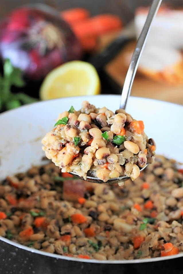 New Year’s day Black Eyed Peas, 101 New Years Food Ideas 