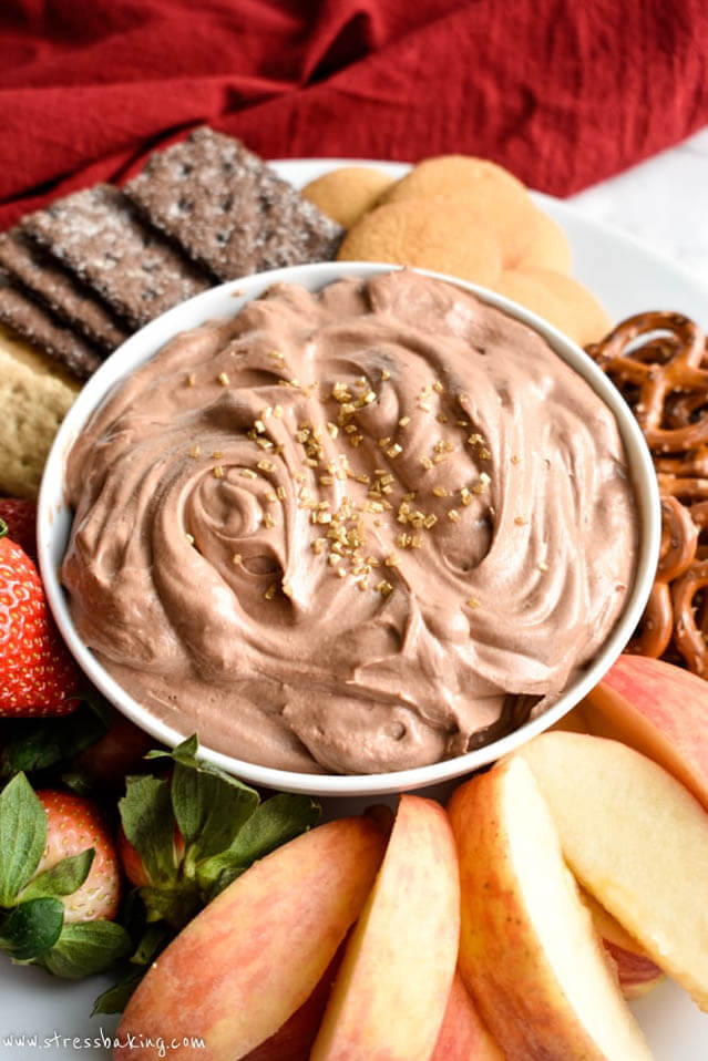 Nutella Champagne Dip, 101 New Years Food Ideas 