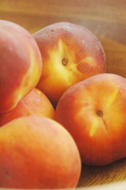 Sweet Mascarpone Peach Tart | The Adventure Bite