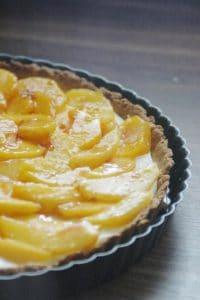 mascarpone peach tart