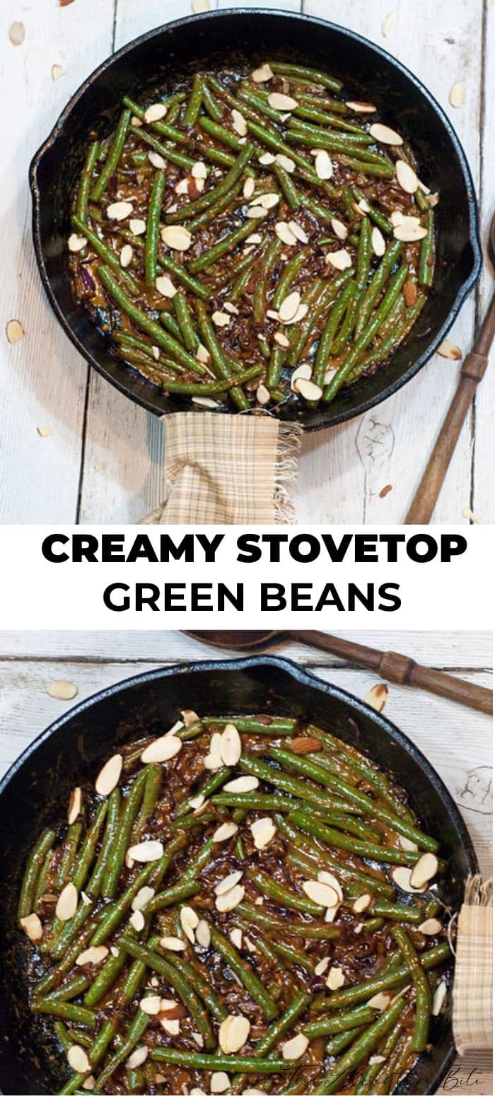 Creamy Stovetop Green Beans The Adventure Bite