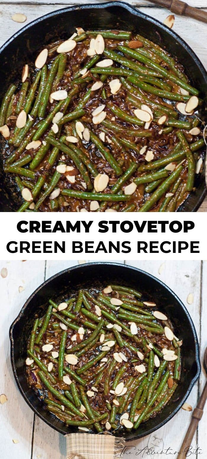 Creamy Stovetop Green Beans The Adventure Bite