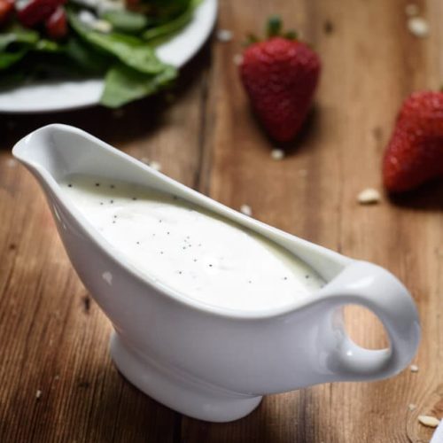 Spinach Salad Dressing Healthy Yogurt Poppyseed Dressing