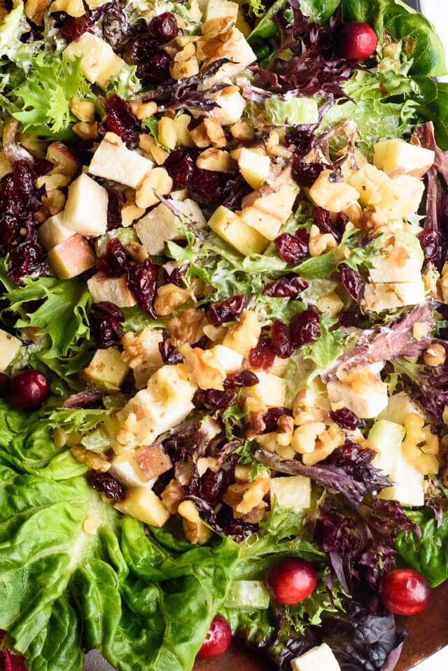 Healthy Waldorf Salad Recipe via The Adventure Bite