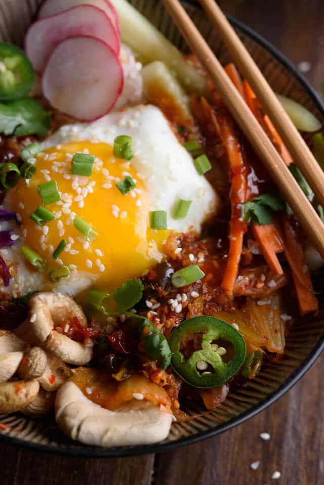 Korean Rice Bowl with Sweet Chile Soy Sauce The Adventure Bite