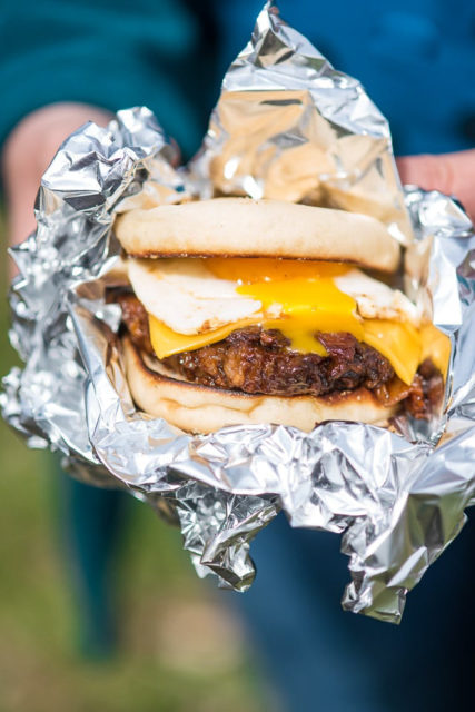 The Ultimate Camping Breakfast Sandwich