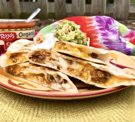 Sausage and Egg Breakfast Quesadilla