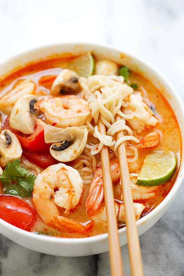 Thai Shrimp Noodle Soup, 52 Ramen Recipes to Keep You Warm