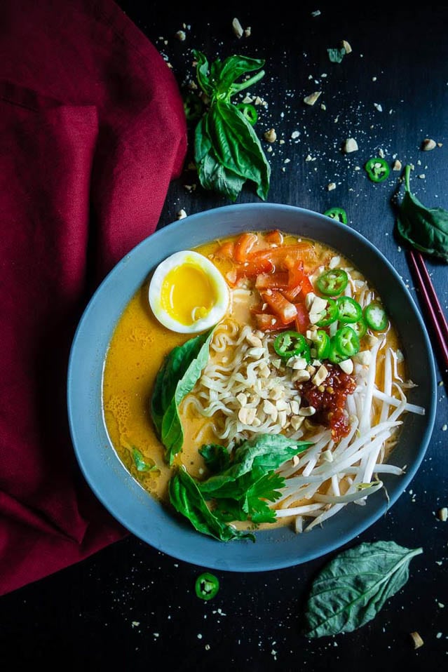Instant Pot Thai Red Curry Ramen, 52 Ramen Recipes to Keep You Warm
