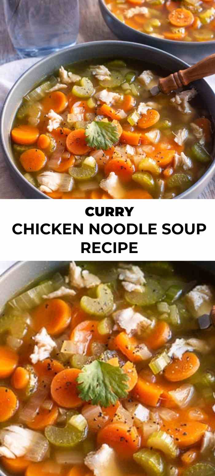 Curry Chicken Noodle Soup | The Adventure Bite