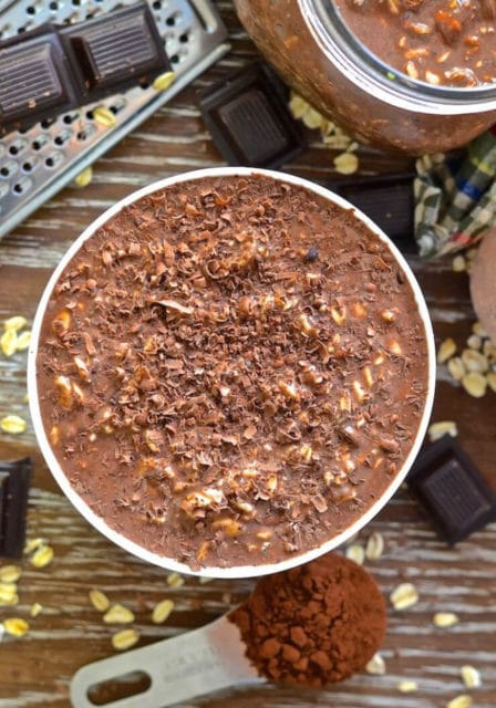 Ginger Chocolate Overnight Oats 