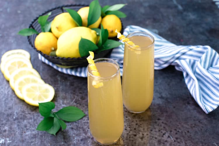 French.45 Cocktail Recipe The Adventure Bite