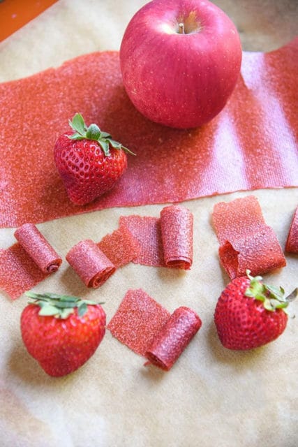 strawberry apple fruit leather recipe