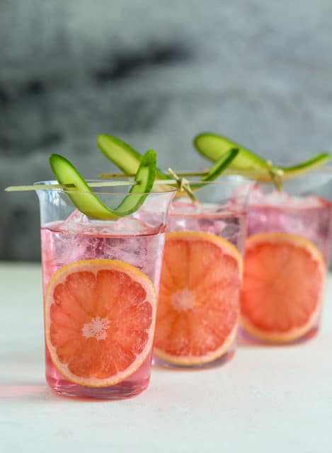  Hibiscus and Grapefruit Gin and Tonic