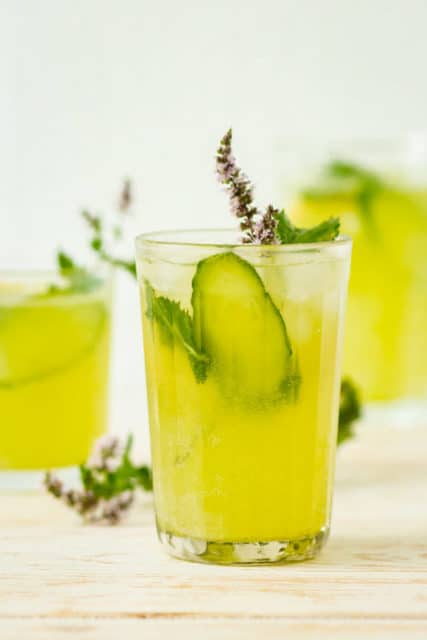 Sparkling Mint Cucumber Lemonade