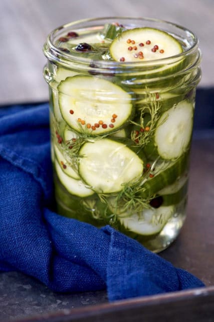 Scandinavian Pickled Cucumbers
