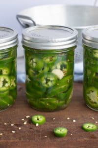 pickled jalapenos in jar