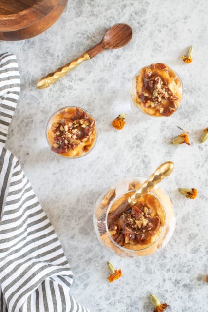 Mini Pumpkin Cheesecake Trifles Recipe