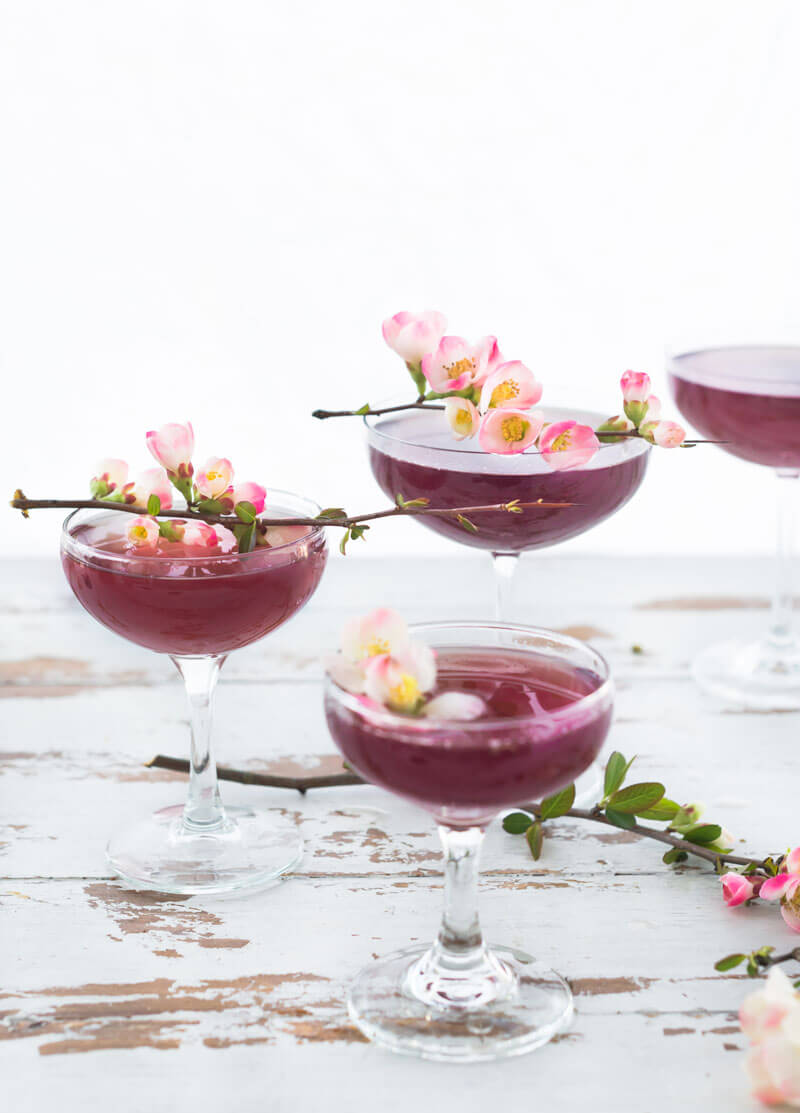 cherry blossom cocktails