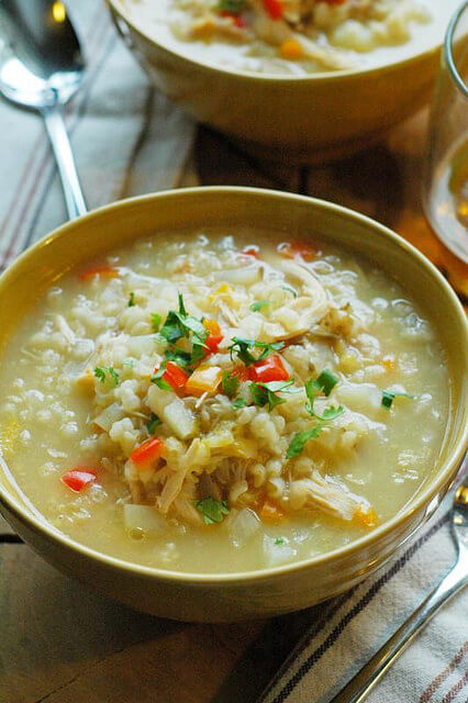 Homemade Chicken and Rice soup 