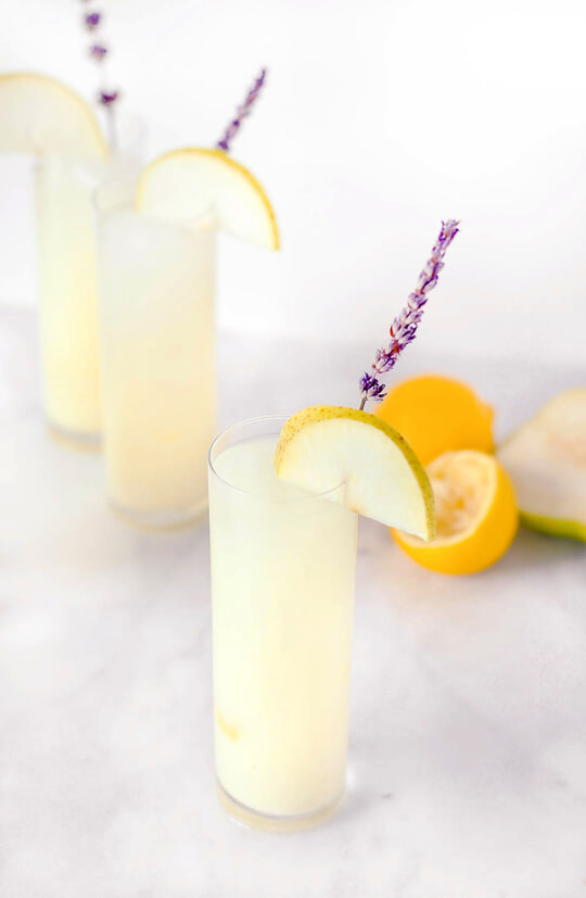 Vodka Pear Lavender Lemonade