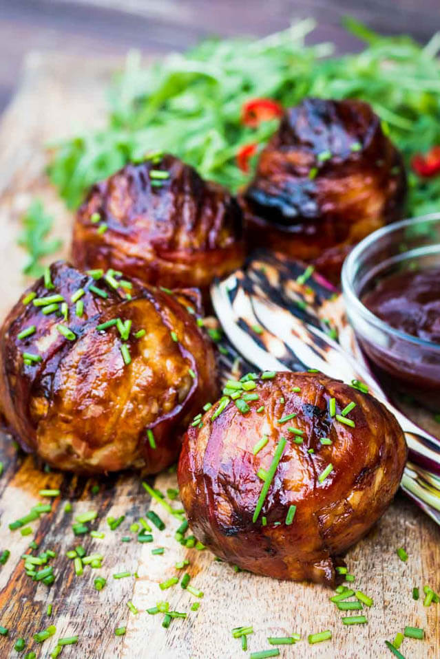 grilled stuffed onions 