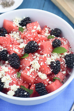 watermelon-blackberry-salad