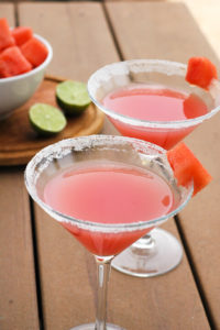 Watermelon Lime Cocktail: A perfectly refreshing bright easy cocktail recipe.